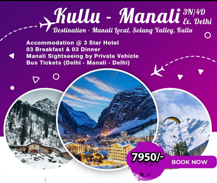 Kullu Manali Honeymoon Package 3 Nights / 4 Days